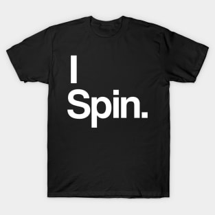 I Spin Cycling-Biking Workout Design T-Shirt